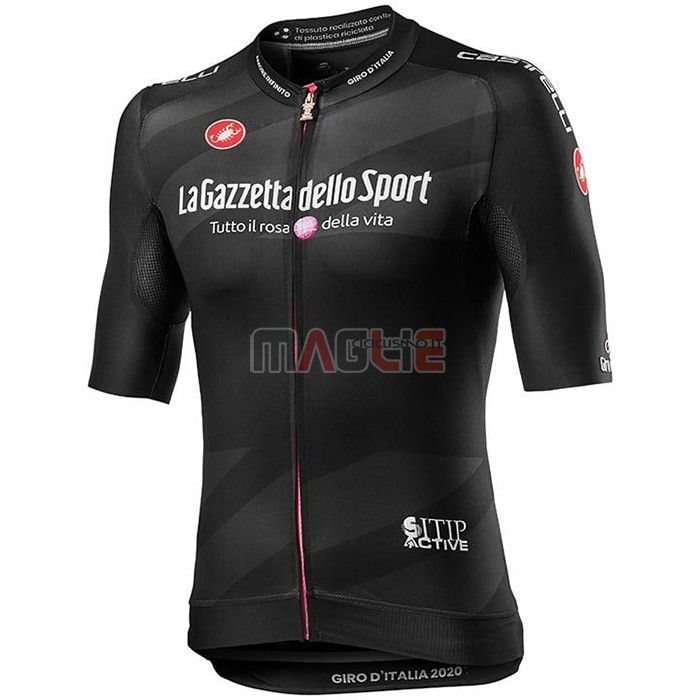 Maglia Giro d'Italia Manica Corta 2020 Nero